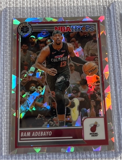 2023-24 Panini NBA Hoops Premium Stock #66 Bam Adebayo — front