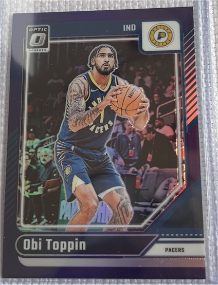 2024-25 Donruss Optic Purple #149 Obi Toppin — front