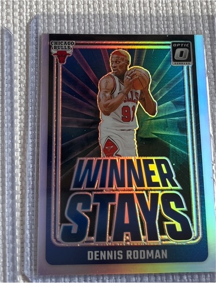 2024-25 Panini Donruss Optic #16 Dennis Rodman Winner Stays — front