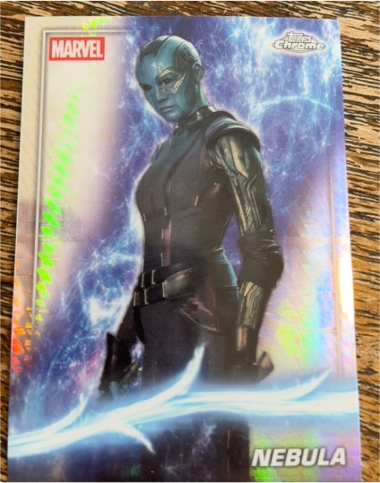 2025 Topps Chrome Marvel Studios #45 Nebula — front