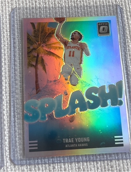 2024-25 Panini Donruss Optic #9 Trae Young Splash! — front