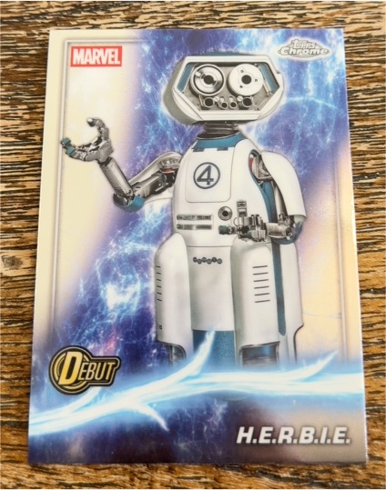 2025 Topps Chrome Marvel Studios #199 H.E.R.B.I.E. — front