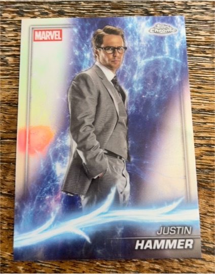 2025 Topps Chrome Marvel Studios #6 Justin Hammer — front