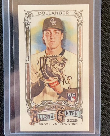 2025 Topps Allen & Ginter #217 Chase Dollander Mini — front