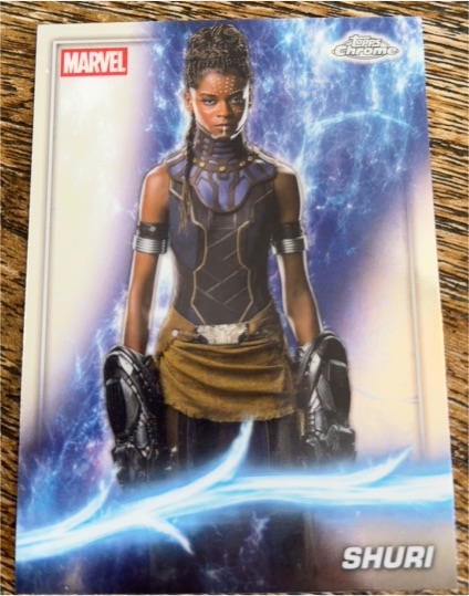 2025 Topps Chrome Marvel Studios #80 Shuri — front