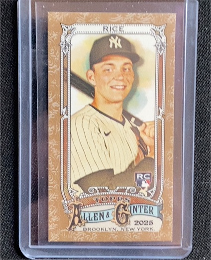2025 Topps Allen & Ginter #104 Ben Rice — front