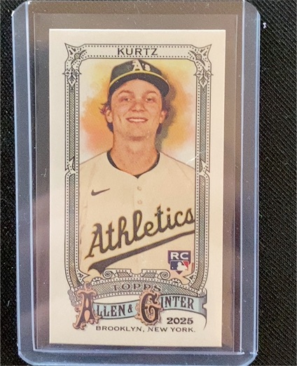2025 Topps Allen & Ginter #296 Nick Kurtz — front