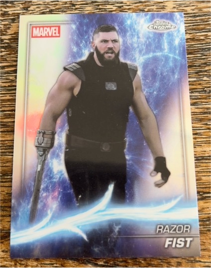 2025 Topps Chrome Marvel Studios #116 Razor Fist — front