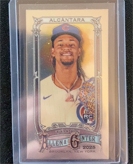 2025 Topps Allen & Ginter Chrome Mini #83 Kevin Alcantara — front