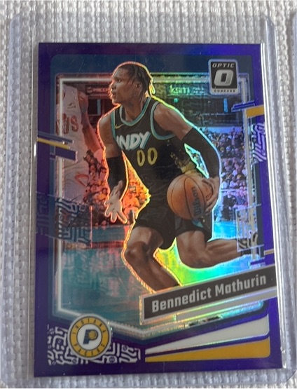2023-24 Panini Donruss Optic #122 Bennedict Mathurin — front