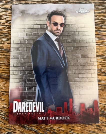 2025 Topps Chrome Marvel Studios #DD-10 Matt Murdock Daredevil Born Again — front