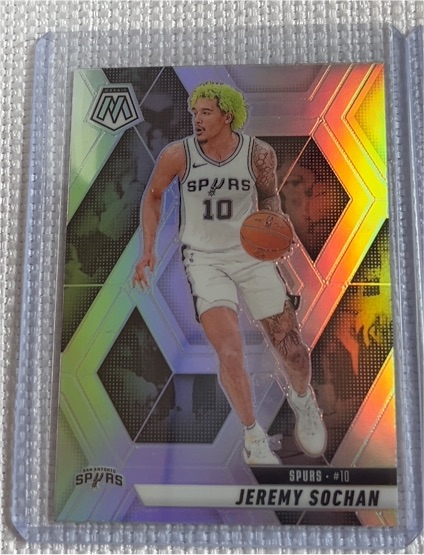 2023-24 Panini Mosaic #10 Jeremy Sochan — front