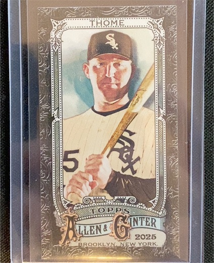 2025 Topps Allen & Ginter #347 Jim Thome — front