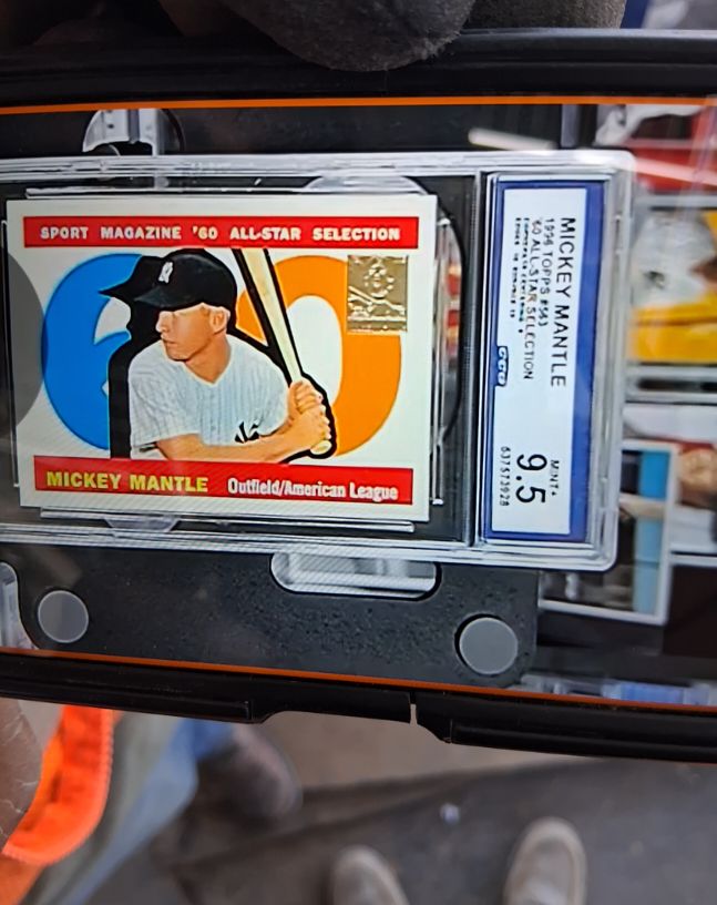 1960 Topps #563 Mickey Mantle All Star — front