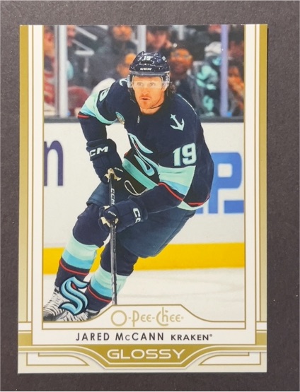 2025-26 Upper Deck #OG-21 Jared McCann O-Pee-Chee Glossy Gold — front