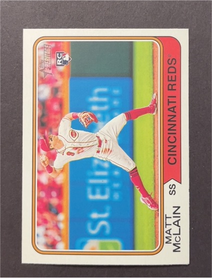 2023 Topps Heritage High Number #578 Matt McLain — front
