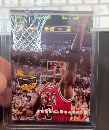 1993-94 Topps Stadium Club #181 Michael Jordan Frequent Flyers — front