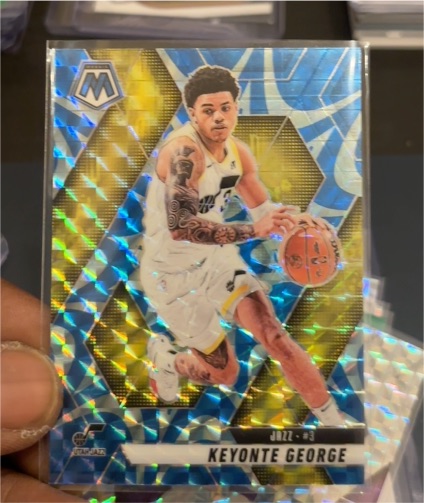 2024-25 Panini Mosaic #116 Keyonte George — front