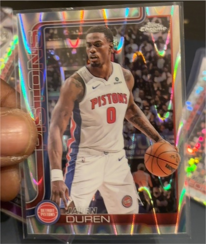 2025-26 Topps Chrome #57 Jalen Duren — front