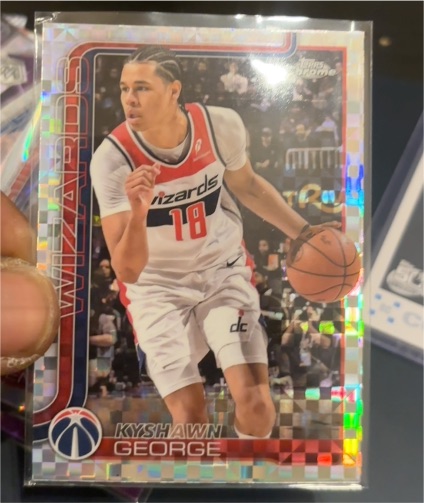 2025-26 Topps Chrome #237 Kyshawn George — front