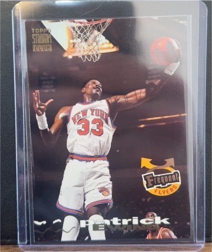 1993-94 Topps Stadium Club Frequent Flyers #189 Patrick Ewing — front
