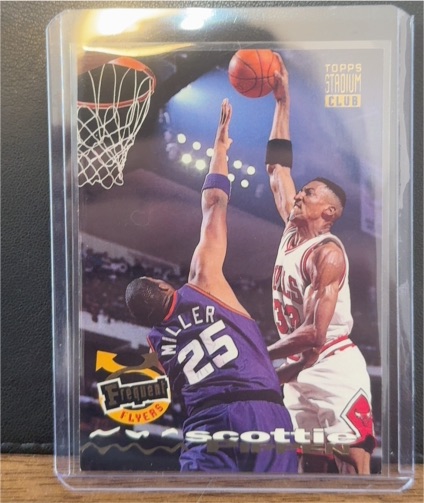 1993-94 Topps Stadium Club #184 Scottie Pippen Frequent Flyers — front