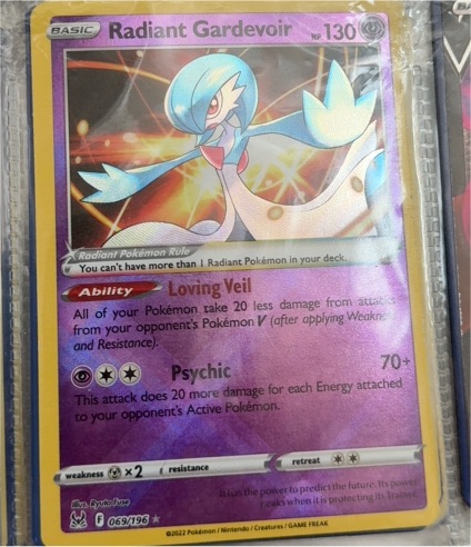 2022 Pokémon Lost Origin #069 Radiant Gardevoir — front