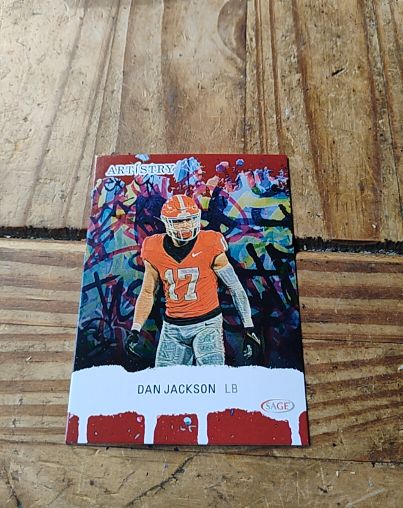 2025 SAGE Artistry #76 Dan Jackson — front