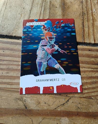 2025 Sage Artistry #75 Graham Mertz — front