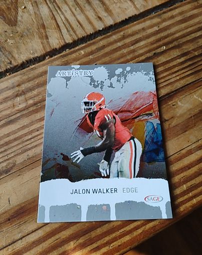 2025 Sage Artistry #50 Jalon Walker — front
