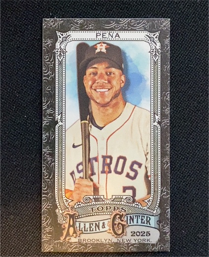 2025 Topps Allen & Ginter #50 Jeremy Pena — front