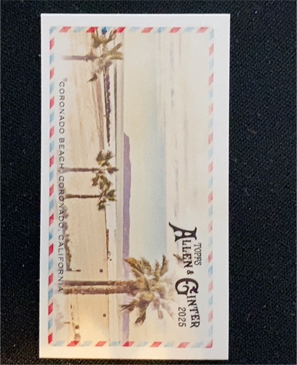 2025 Topps Allen & Ginter #BI-27 Coronado Beach Mini Beachin' It Insert — front
