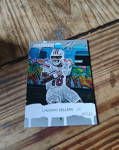 2025 Sage Artistry #83 LaNorris Sellers — front