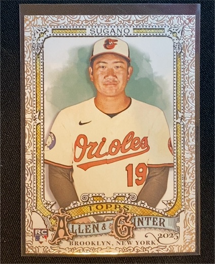2025 Topps Allen & Ginter #149 Tomoyuki Sugano — front
