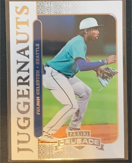 2025 Panini Crusade #10 Felnin Celesten Juggernauts Seattle Mariners — front