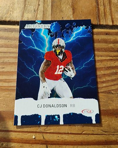 2025 SAGE Artistry #27 CJ Donaldson — front