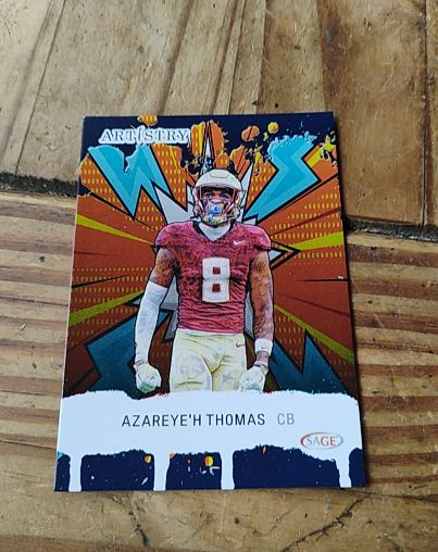 2025 Sage Artistry #2 Azareye'h Thomas — front