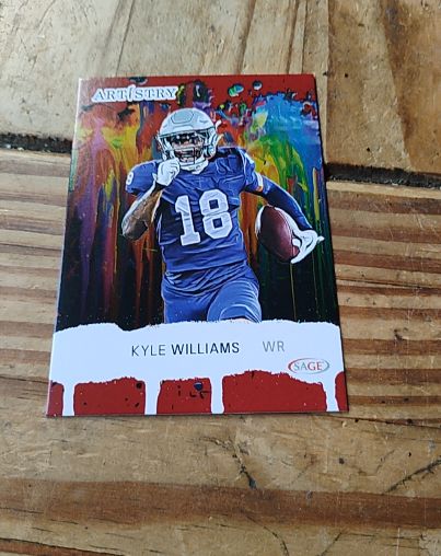 2025 Sage Artistry #82 Kyle Williams — front
