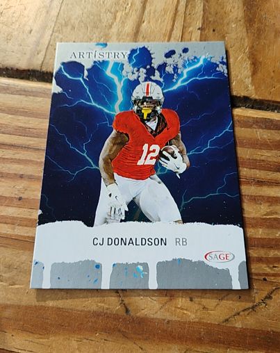 2025 SAGE Artistry #27 CJ Donaldson — front