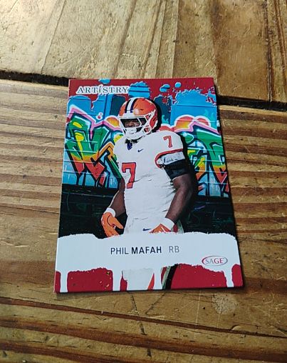2025 Sage Artistry #13 Phil Mafah — front