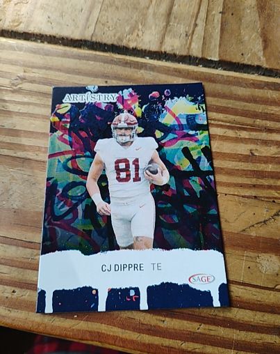 2025 SAGE Artistry #26 CJ Dippre — front