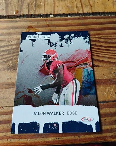 2025 Sage Artistry #50 Jalon Walker — front