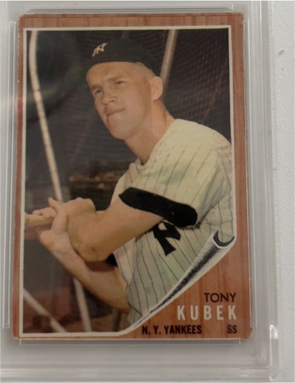 1962 Topps #430 Tony Kubek — front