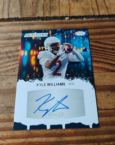 2025 Sage Artistry #82 Kyle Williams — front