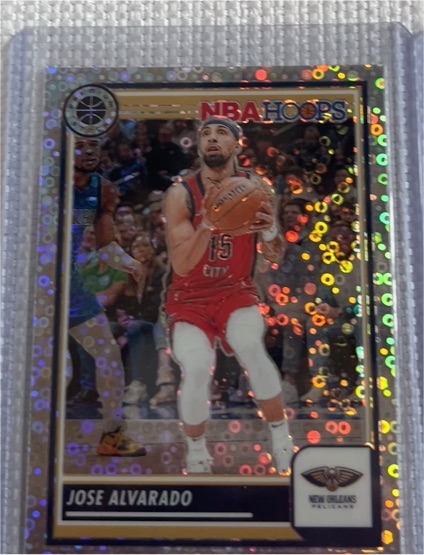 2023-24 Panini NBA Hoops Premium Stock #210 Jose Alvarado — front