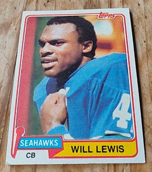 1981 Topps #437 Will Lewis — front