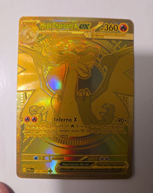 Mega Charizard X ex 130/094 — front
