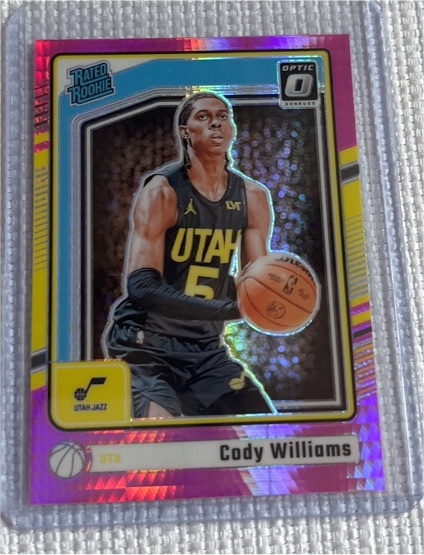 2024-25 Panini Donruss Optic #298 Cody Williams — front