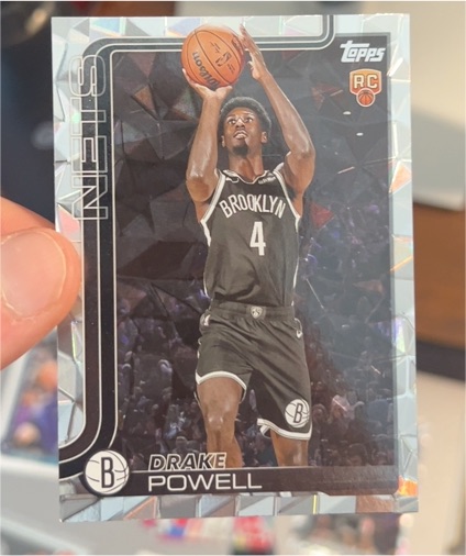 2025-26 Topps #222 Drake Powell — front