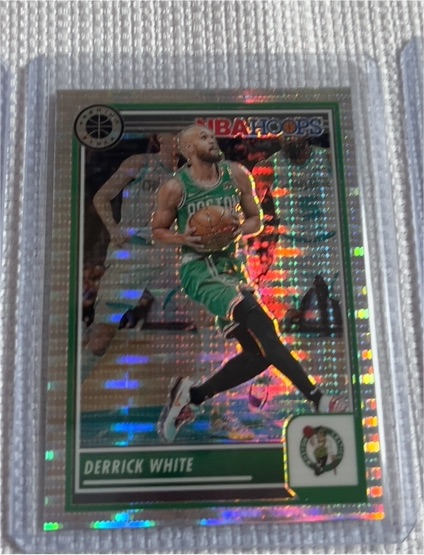 2023-24 Panini NBA Hoops Premium Stock #159 Derrick White — front